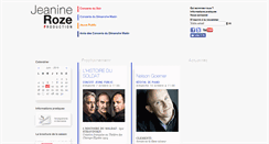Desktop Screenshot of jeanine-roze-production.fr